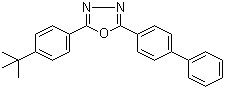 2-（4-叔丁基苯基）-5-（4-联苯基）-1,3,4-恶二唑[15082-28-7]