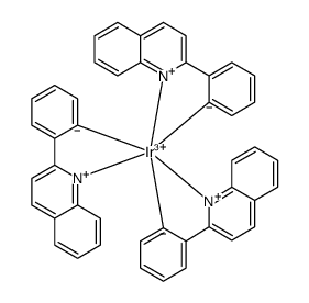 (OC-6-22)-Tris[2-(2-quinolinyl)phenyl]iridium [CAS 911142-72-8]