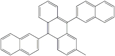 2-Methyl-9,10-bis(naphthalen-2-yl)anthracene [CAS 804560-00-7]