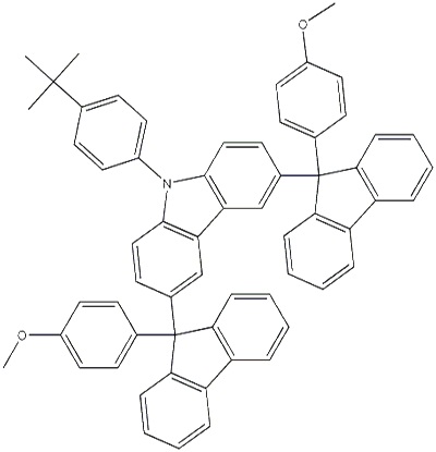 9-[4-(1,1-Dimethylethyl)phenyl]-3,6-bis[9-(4-methoxyphenyl)-9H-fluoren-9-yl]-9H-