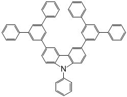3,6-Bis[(3,5-diphenyl)phenyl]-9-phenylcarbazole [1201649-79-7]
