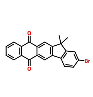 2-溴-13,13-二甲基-6H-茚并[1,2-B]蒽-6,11(13H)-二酮 [1196107-73-9]