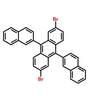 2,6-二溴-9,10-二-2-萘基蒽 [561064-15-1]