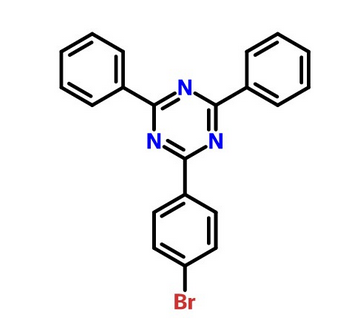 2-(4-溴苯基)-4,6-二苯基-1,3,5-三嗪 [23449-08-3]