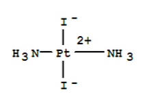 顺式二氨二碘化铂(II),CAS 15978-93-5,H6I2N2Pt,顺式-二碘二氨合铂