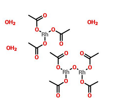 醋酸铑，CAS 42204-14-8，C2H3O2Rh，乙酸铑