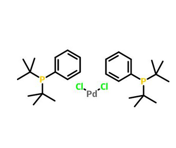 反式-双(二叔丁基苯基膦)二氯化钯(II)，CAS 34409-44-4，C28H46Cl2P2Pd，双(二叔丁基苯基膦)二氯化钯(II)