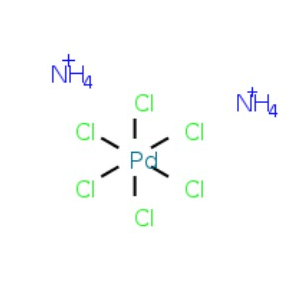 氯钯酸铵，CAS 19168-23-1，(NH4)2PdCl6，六氯钯酸铵