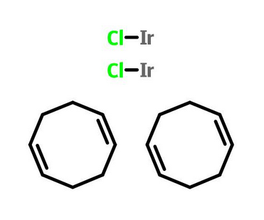 1,5-环辛二烯氯化铱二聚体,CAS 12112-67-3,C16H24Cl2Ir2,双 -Μ- 二氯 (Η-1,5- 环辛二烯 ) 二铱 (I)